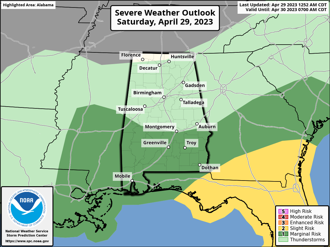 Showers & Storms Move in Later Today; A Few Strong Storms Possible