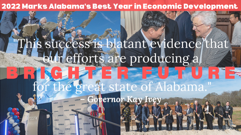 Alabama’s 2022 projects to inject record $10.1 billion in new investment