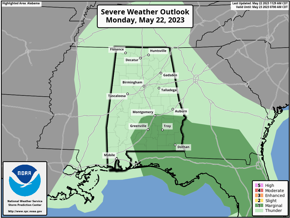Showers/Storms This Evening/ Cool May Day Tomorrow