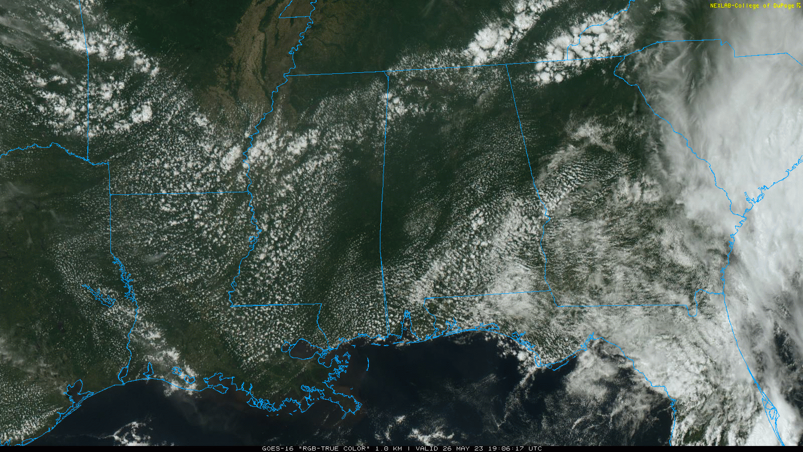 Generally Dry Pattern For Alabama Through The Holiday Weekend