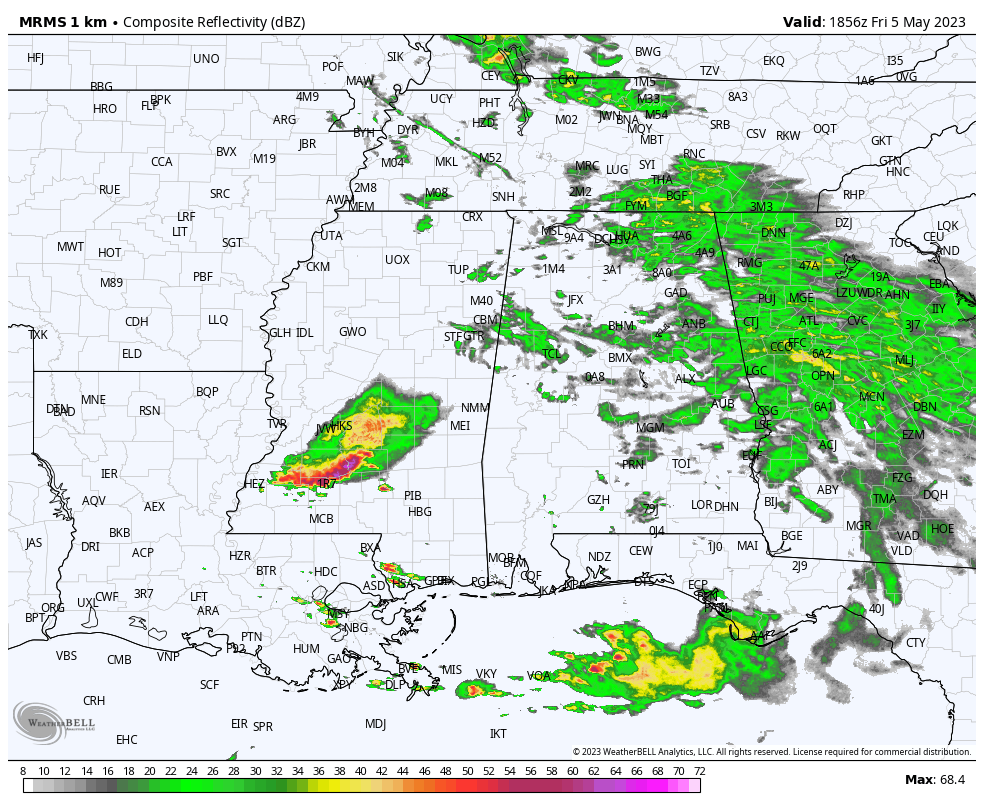 Warm Weekend Ahead With Only Isolated Showers/Storms