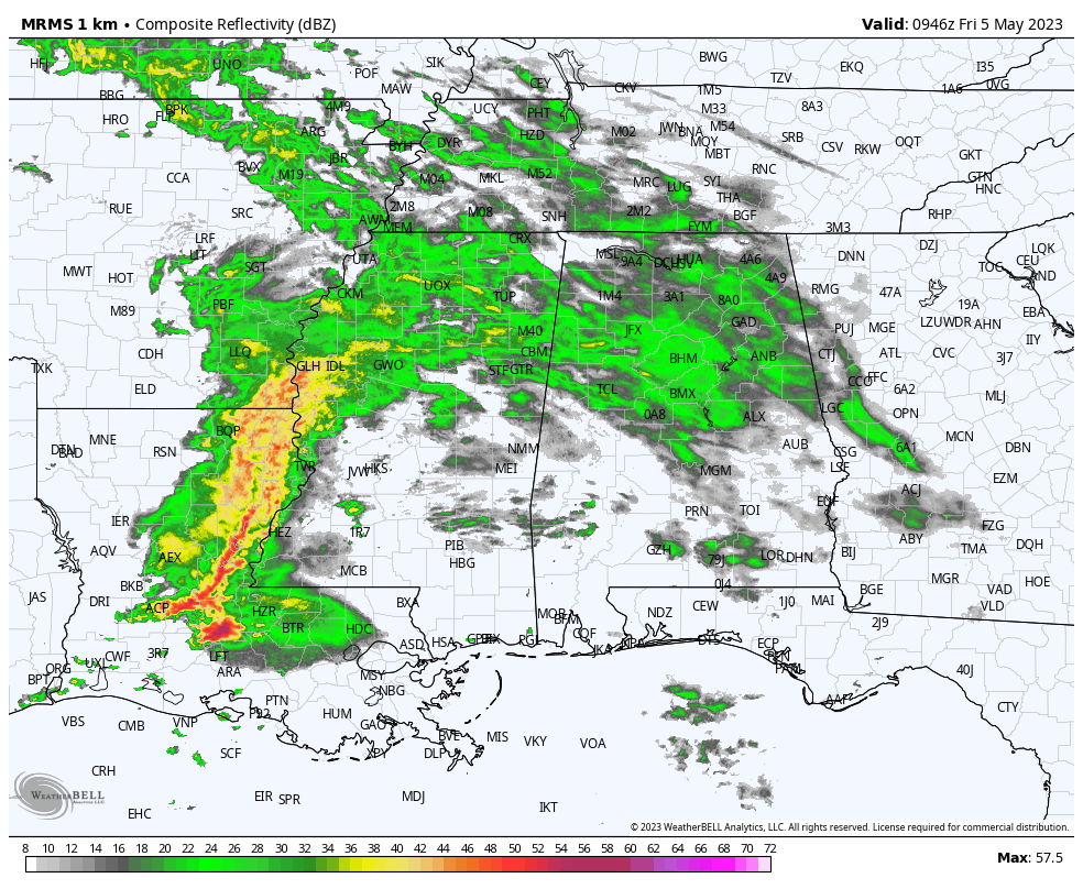 Showers Return To Alabama Today; Summer-Like Temperatures On The Way