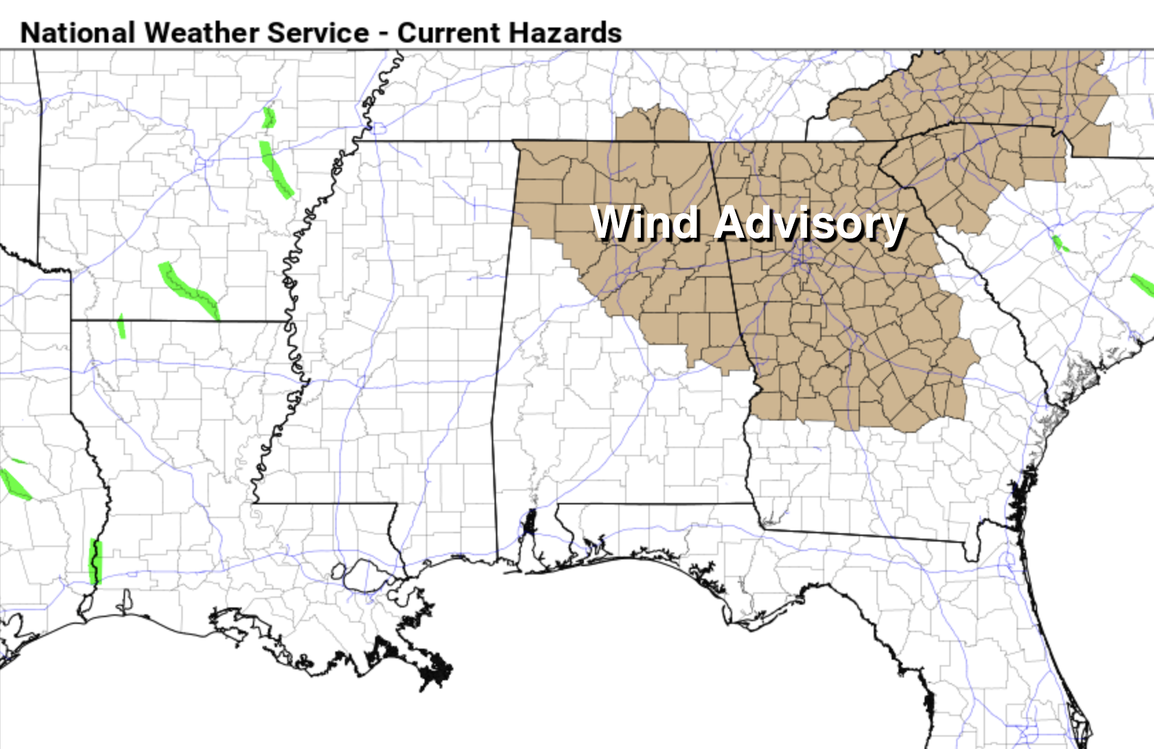 Still Windy Today; Dry Through Thursday