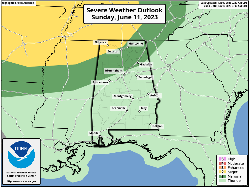 Showers/Storms Return Sunday; Unsettled Pattern Next Week
