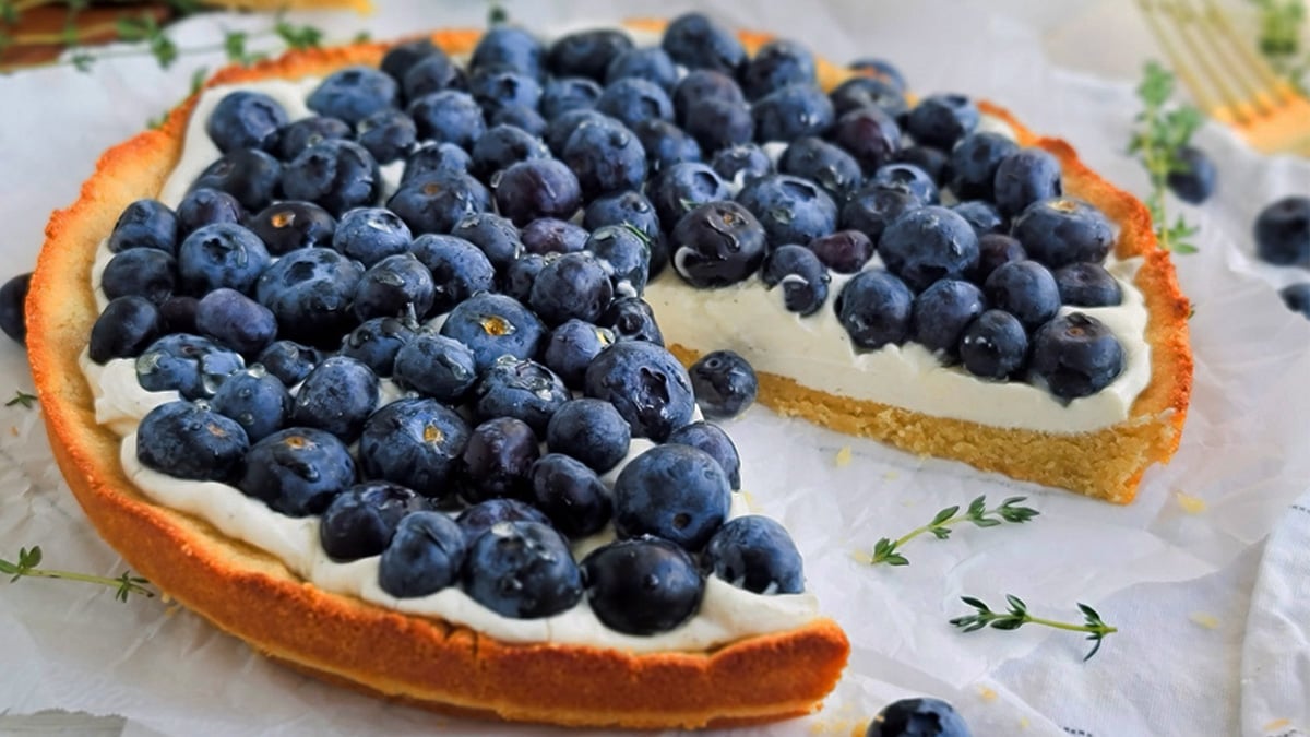 Recipe: Blueberry Cream Tart