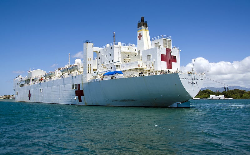 USNS Mercy heading to Alabama Shipyard for maintenance