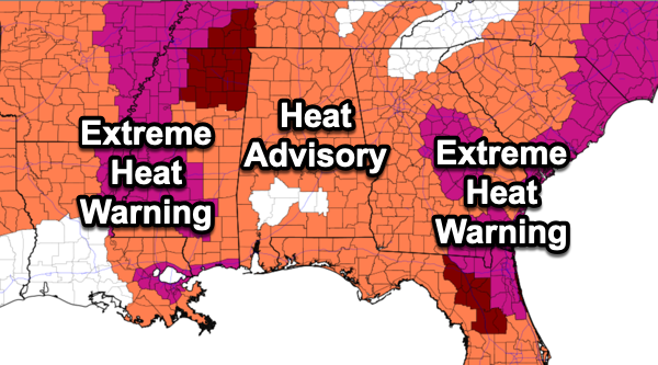 Midday Nowcast: Dangerous Heat Level To Start The Week; Well-Below Average Temps This Weekend