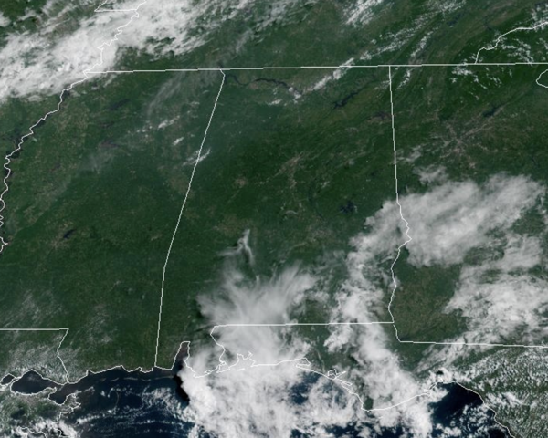 Midday Nowcast: Hot and Humid July Weather for Alabama