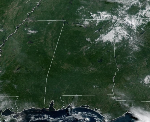 Midday Nowcast: Sun, Heat, and Storms…Late July in Alabama