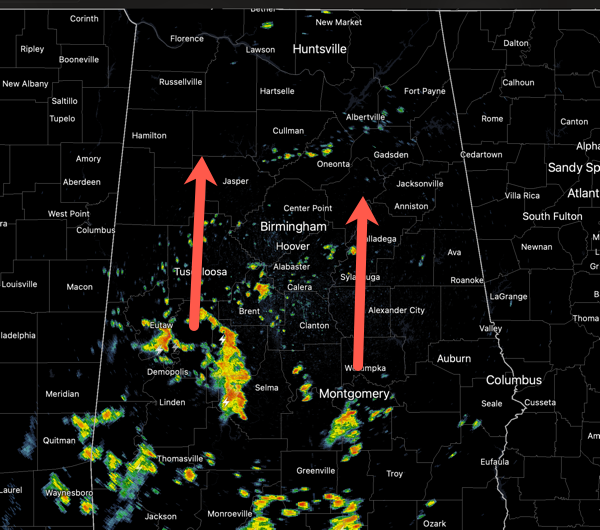 Midday Nowcast: Steamy Friday with Showers and Storms on the Radar