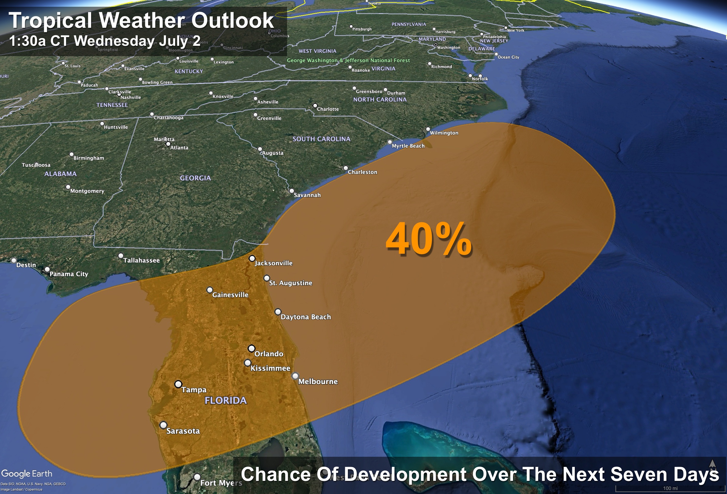 Drier Days Ahead For Alabama; Heat Levels Creep Up