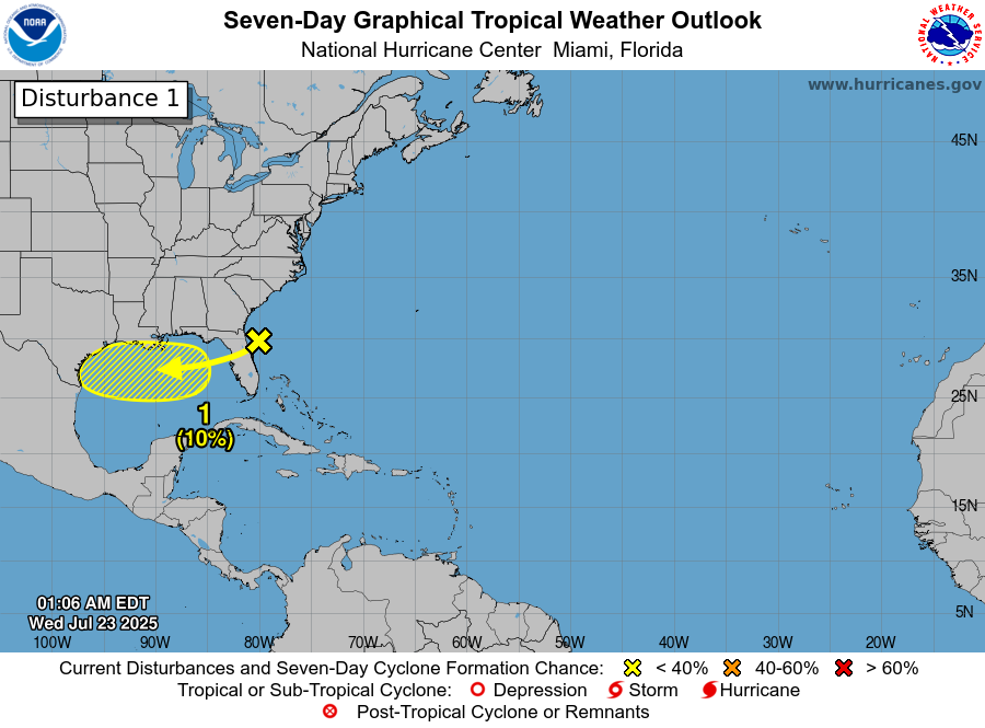 Hot, Humid Summer Days; A Few Afternoon Storms