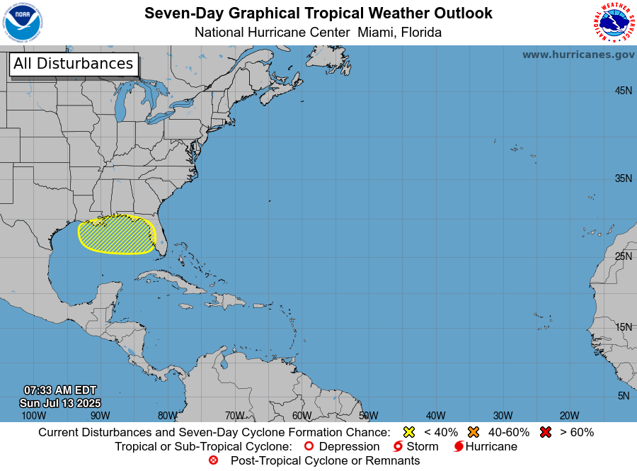 Classic July Weather: Your Sunday Weather Briefing