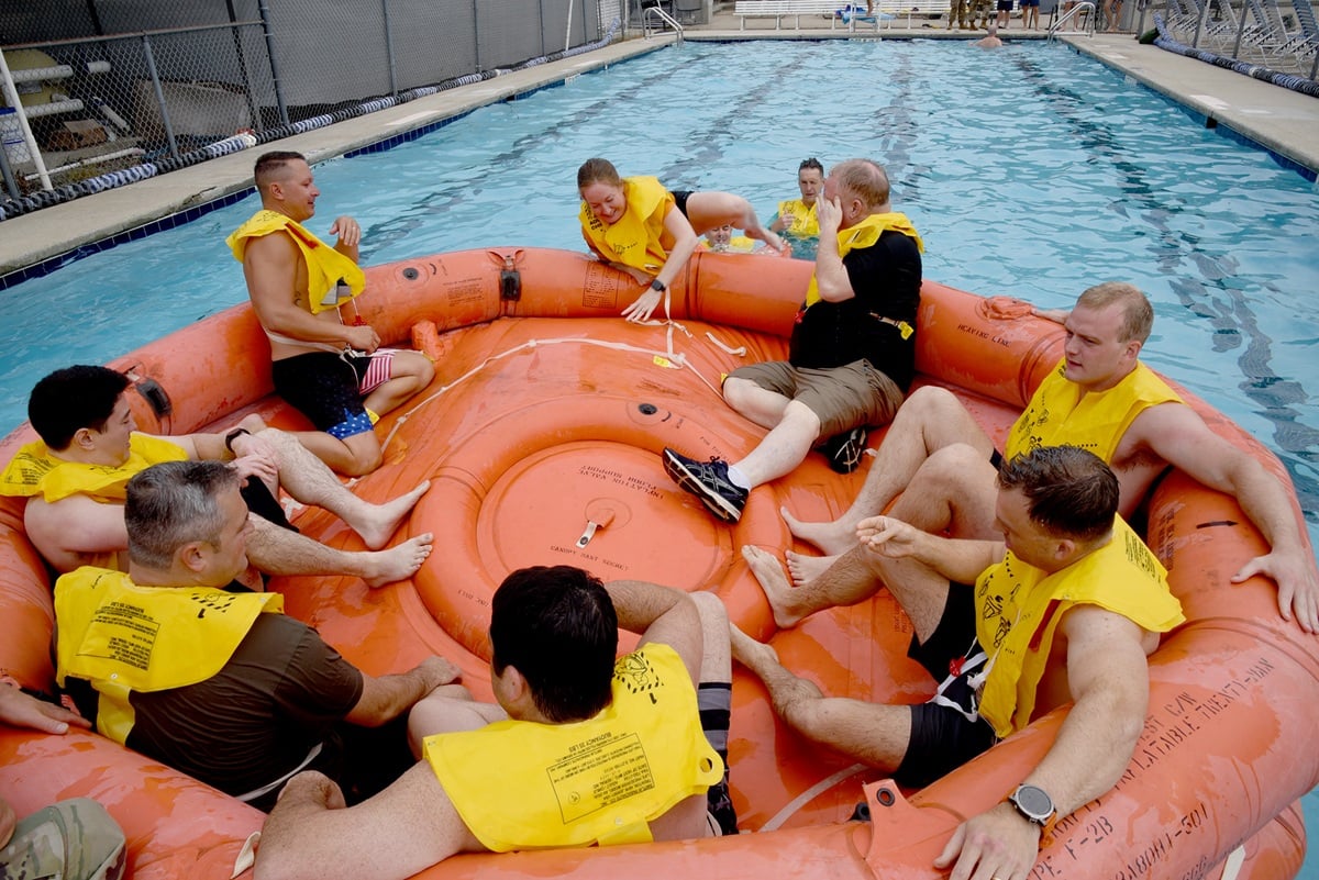 Alabama airmen know fliers have to float, too
