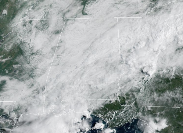 Midday Nowcast: Continued Cloudy With Rain Mainly To The East