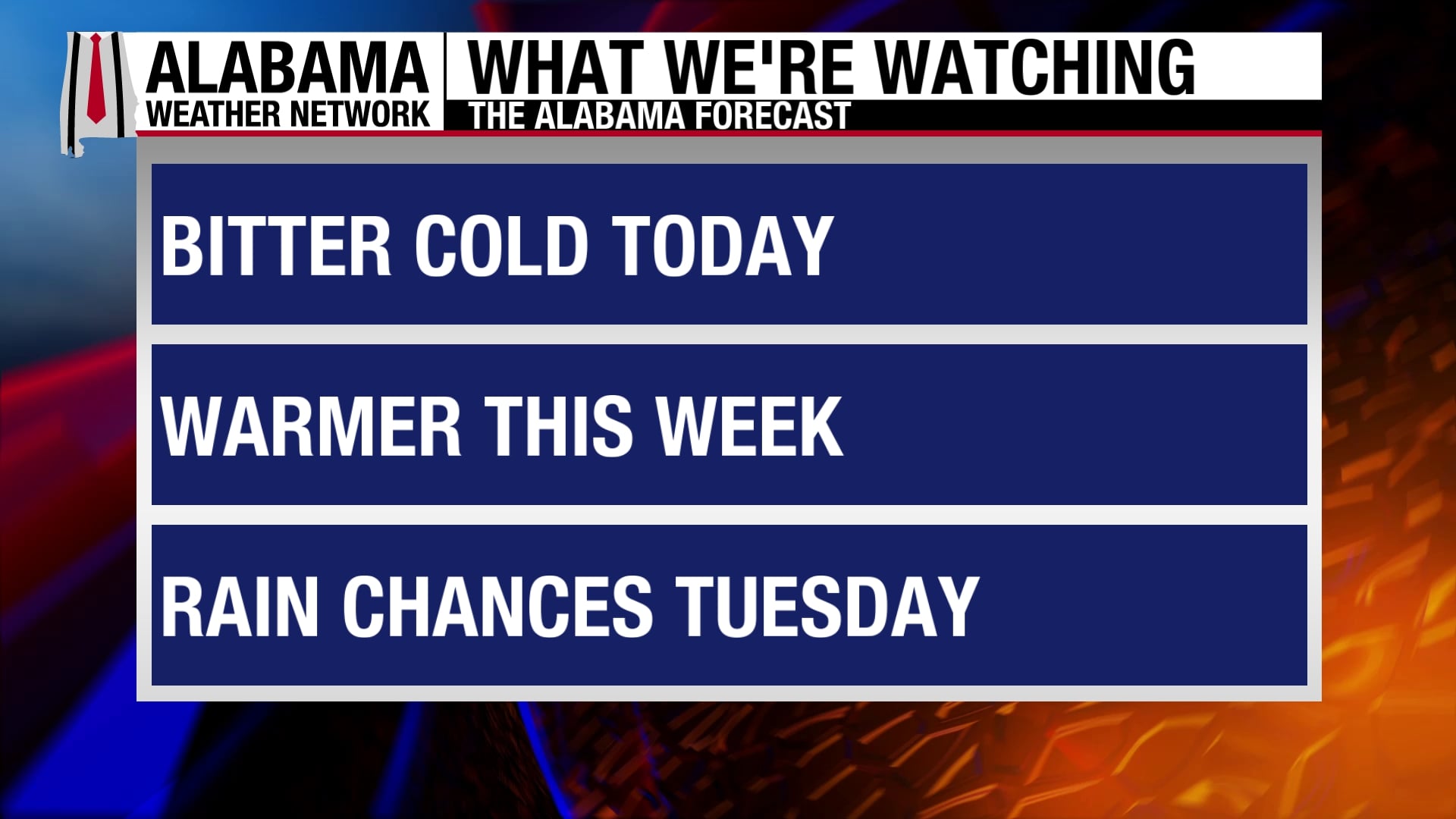 Cold Today, Warmer This Week | Alabama Weather Network