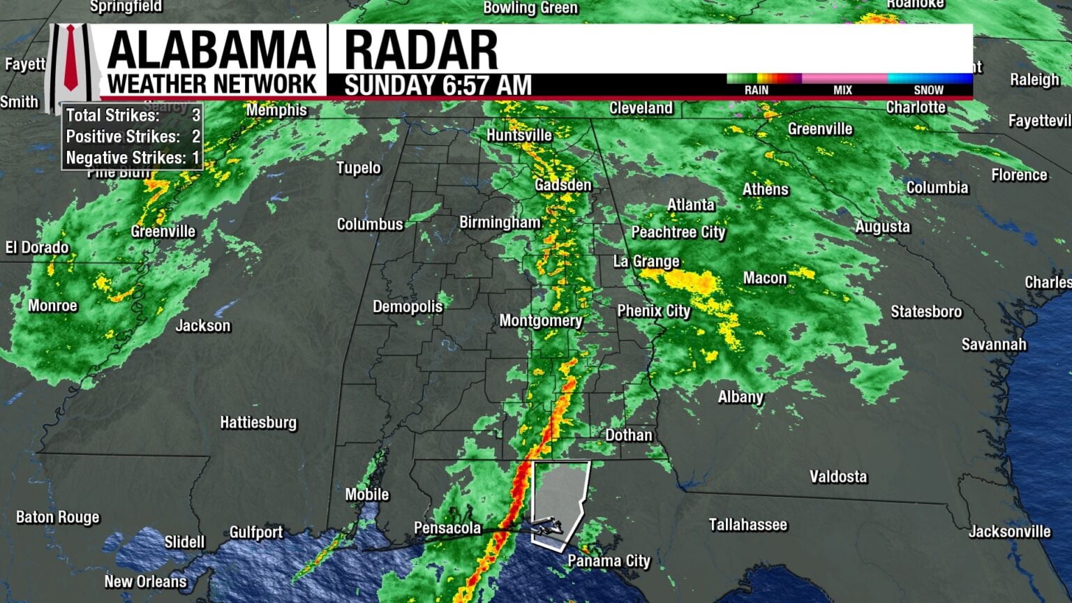 Stormy Sunday | Alabama Weather Network