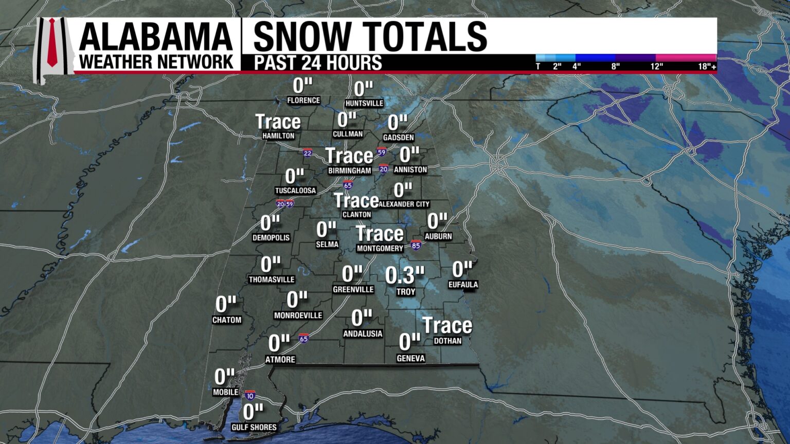 Cold Today, Warmer This Week | Alabama Weather Network