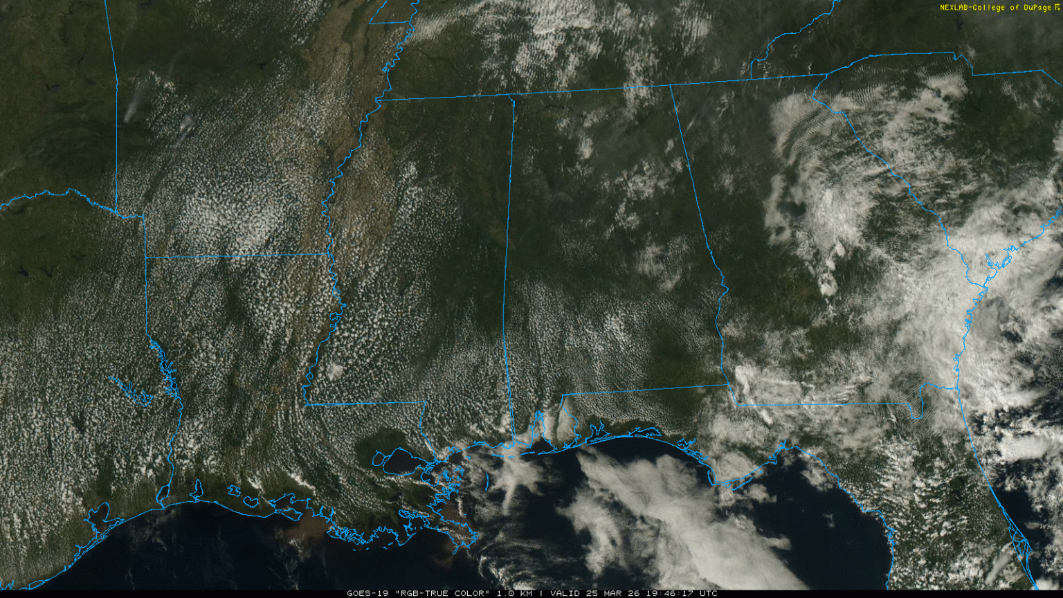 A Few Showers Friday Evening, Otherwise Dry Weather Continues | Alabama ...
