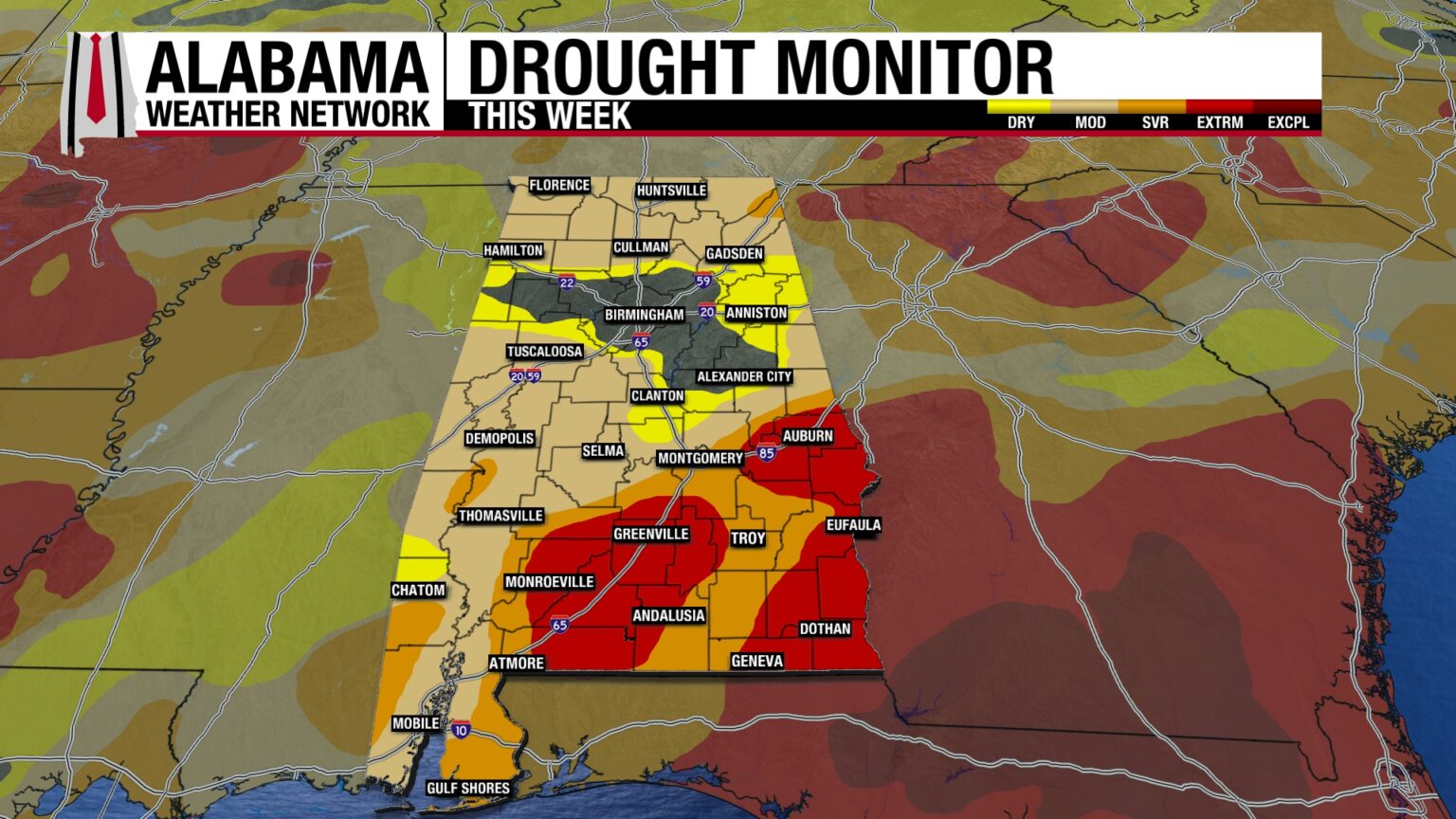 Possible Showers Today, Storms Tonight | Alabama Weather Network