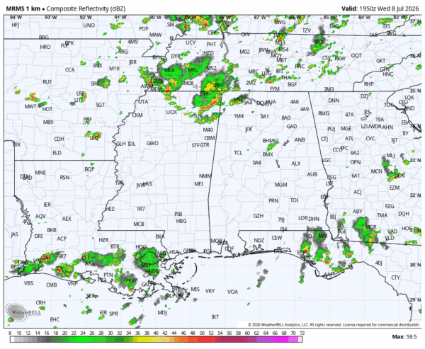Summer Mix Of Sun And Storms To Continue | Alabama Weather Network