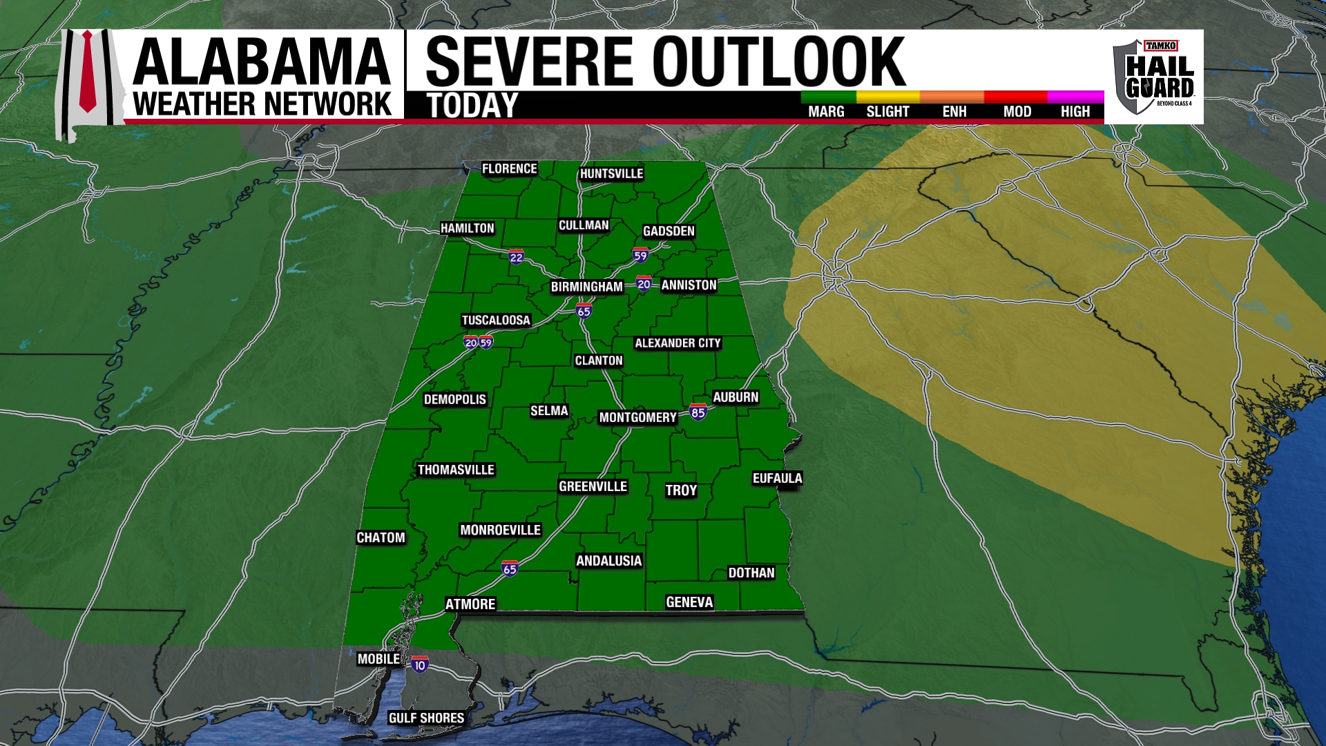 Hot Sunday, Scattered Storms This Afternoon