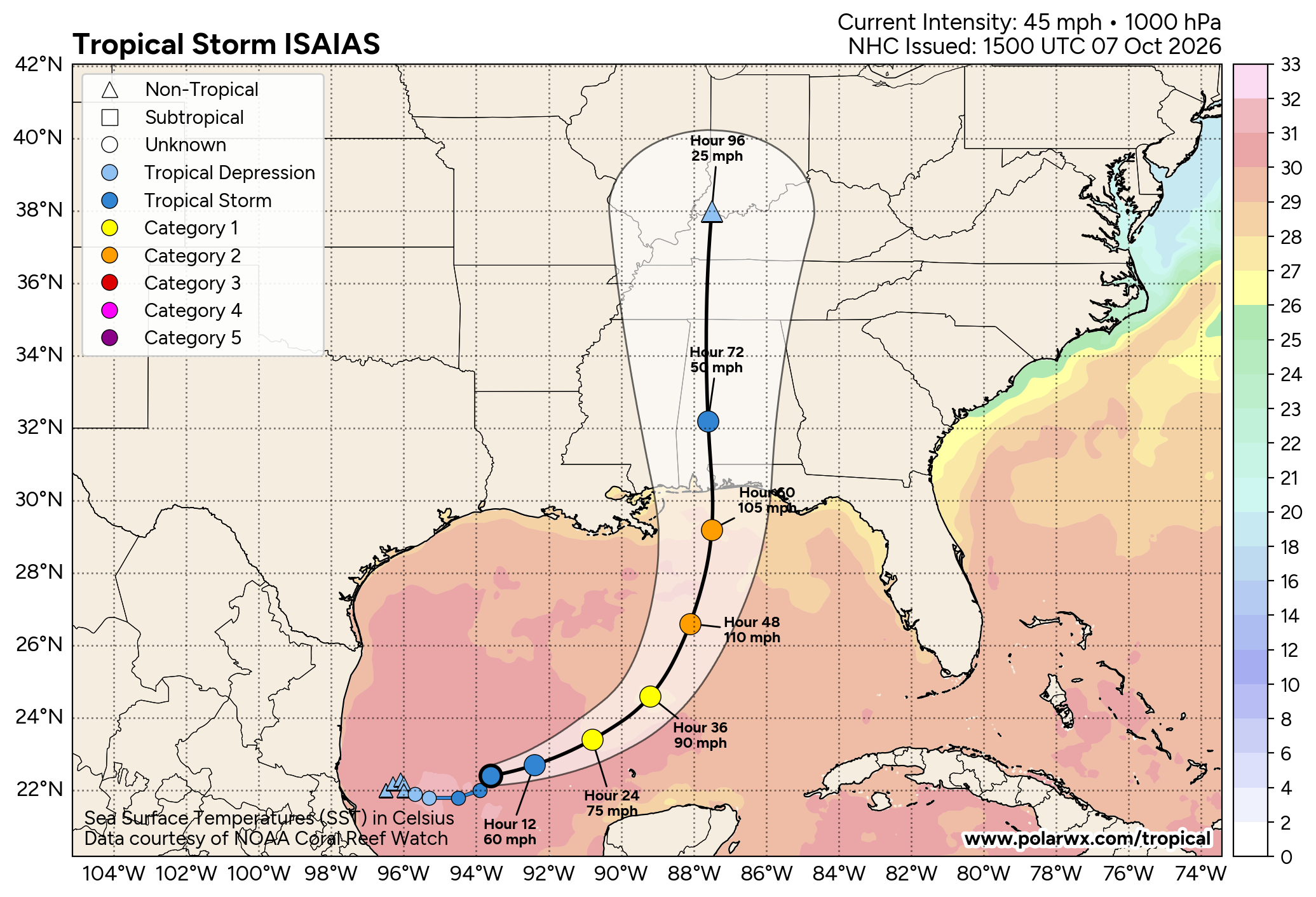 Isaias Headed For The Coast; Landfall Friday Night