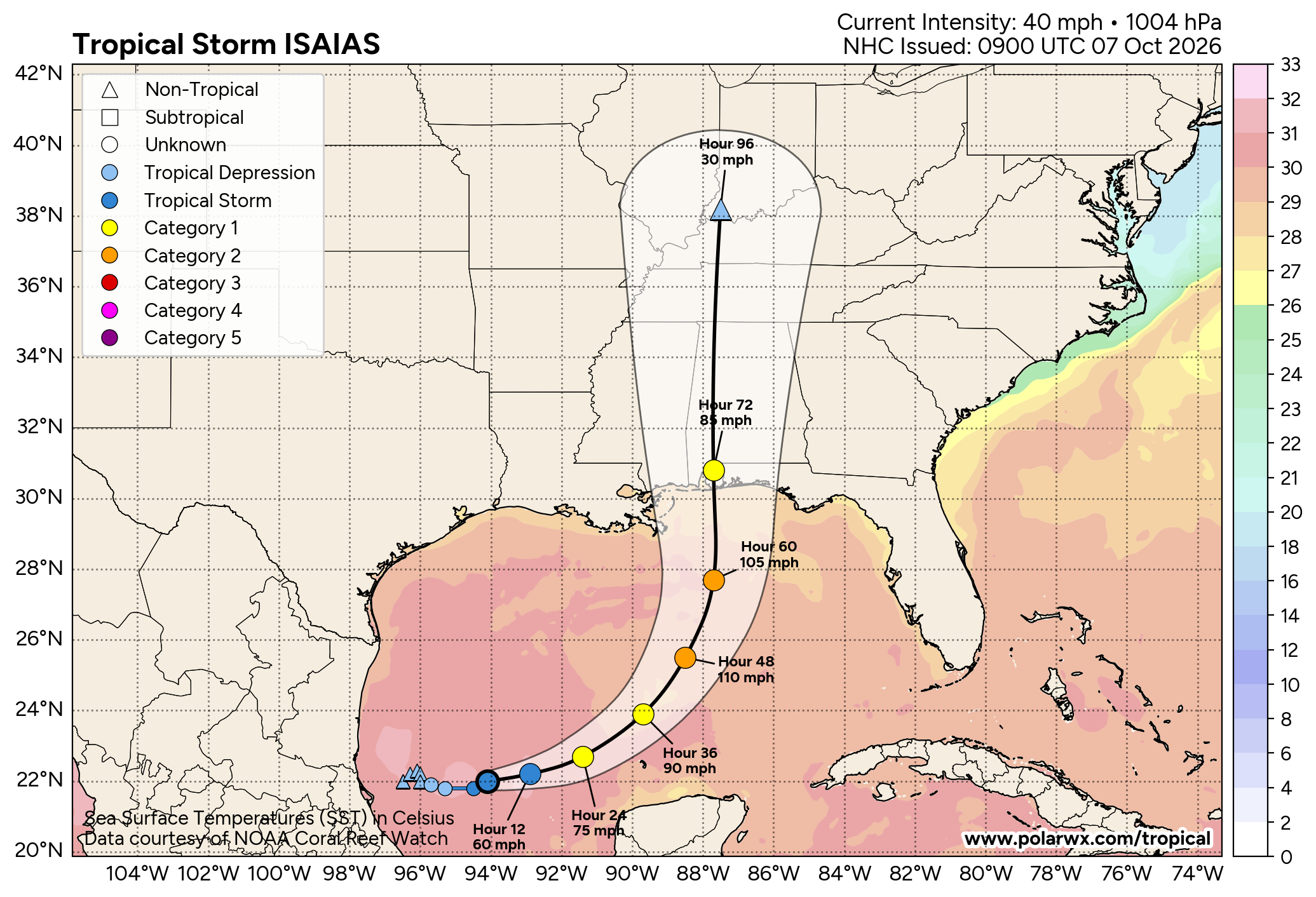 Isaias Forms; Headed For The Coast As A Hurricane