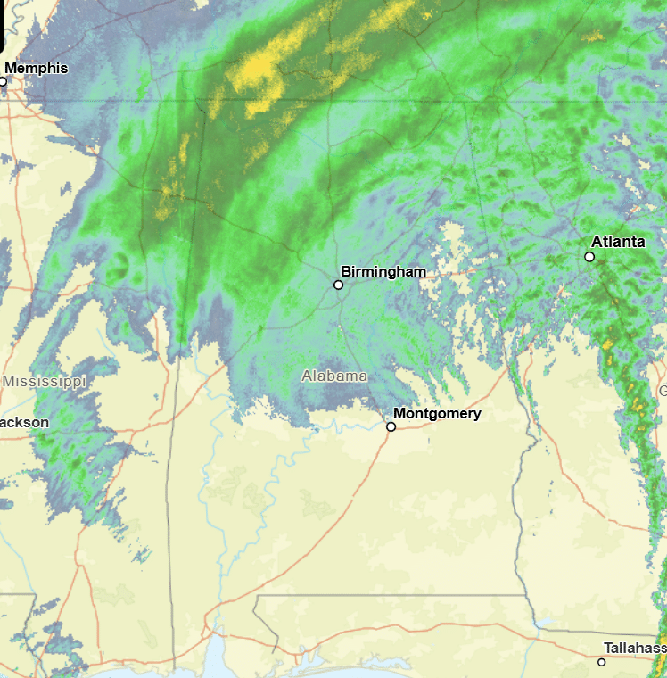 Isaias Remnants Brings Wind and Rain to Northern Half Today