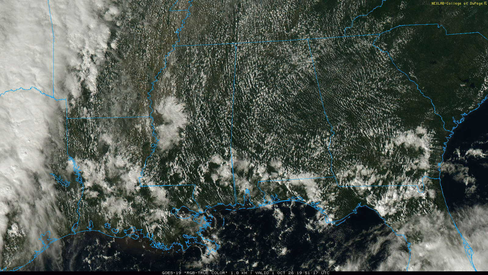 Showers Possible For Alabama Tomorrow Through Sunday
